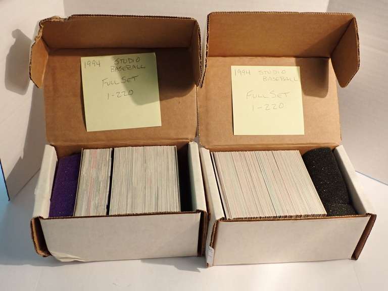 (2) 1994 DONRUSS STUDIO BASEBALL CARD SETS