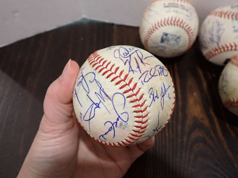 (5) AUTOGRAPHED SOUTHERN LEAGUE BASEBALLS