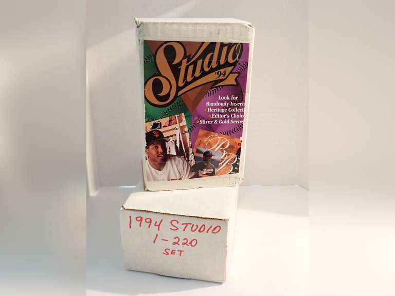 (2) 1994 DONRUSS STUDIO BASEBALL CARD SETS