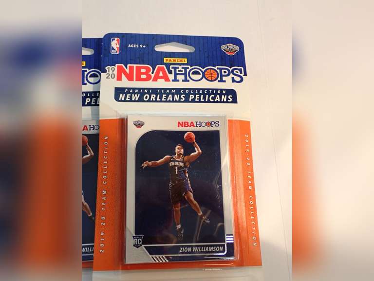 (3) FACTORY SEALED 2019-2020 PANINI NBA HOOPS TEAM SETS