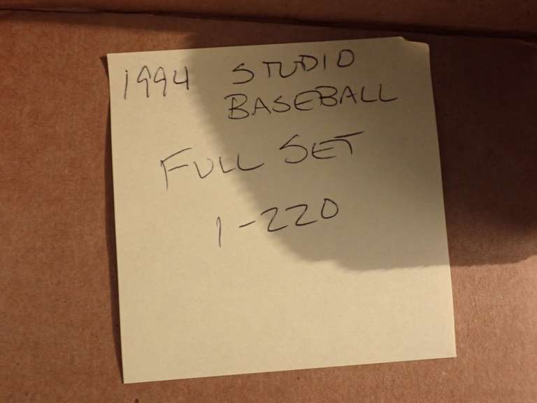 (2) 1994 DONRUSS STUDIO BASEBALL CARD SETS