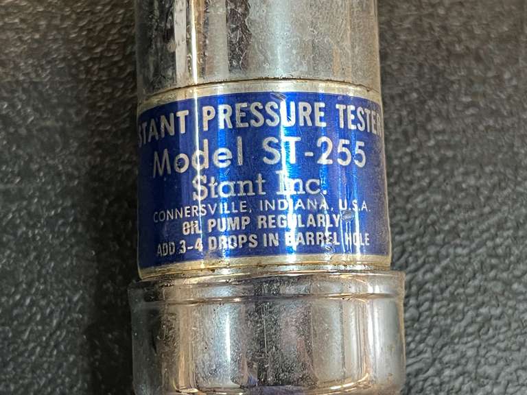 Stant ST 255, cooling system pressure test tester, comes with a carrying case, see for details.