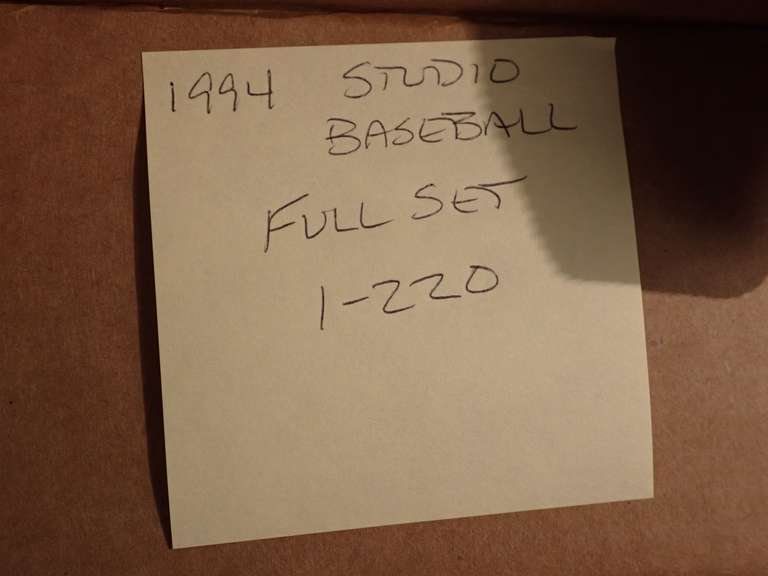 (2) 1994 DONRUSS STUDIO BASEBALL CARD SETS