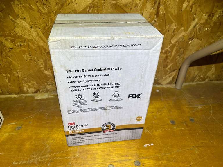 3M fire barrier sealant, one seal box of 12, see pictures for details.