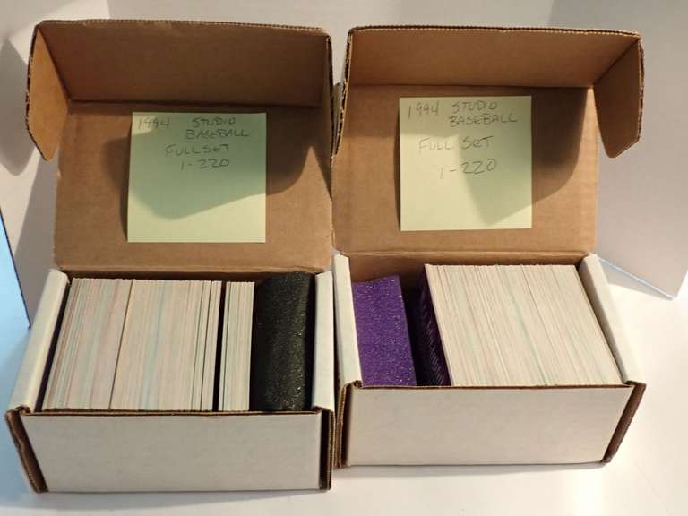 (2) 1994 DONRUSS STUDIO BASEBALL CARD SETS