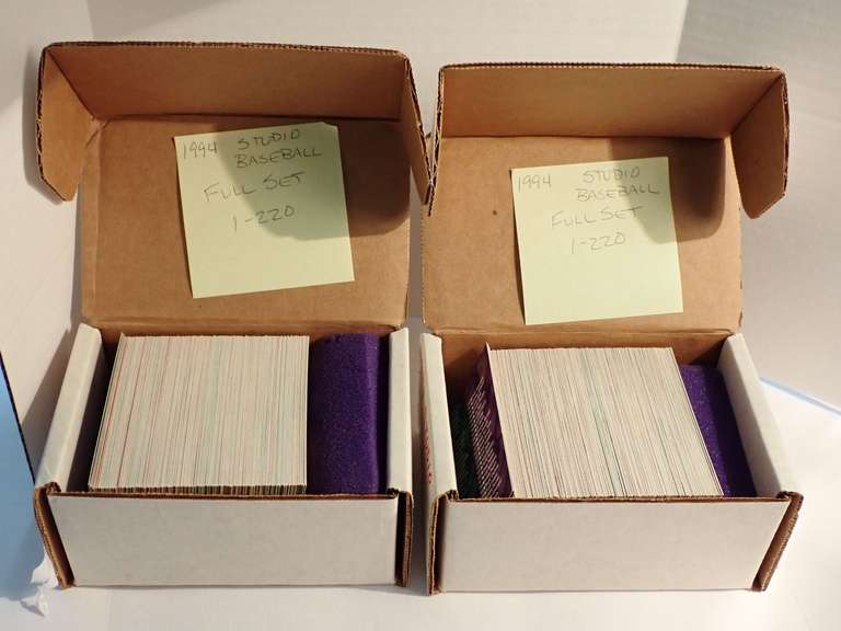 (2) 1994 DONRUSS STUDIO BASEBALL CARD SETS