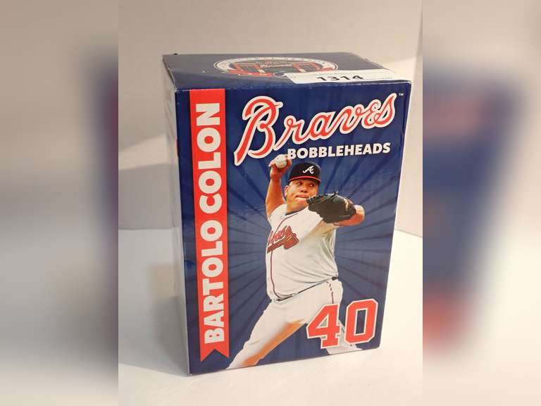 ATLANTA BRAVES, BARTOLO COLON BOBBLEHEAD IN ORIGINAL PACKAGING