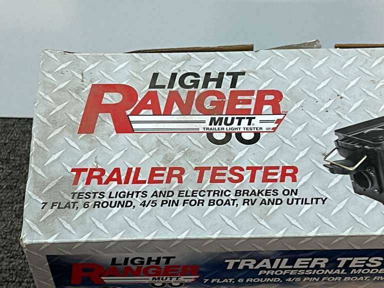 Light Ranger Mutt trailer light tester, appears to still be new in the box, see pictures or details.