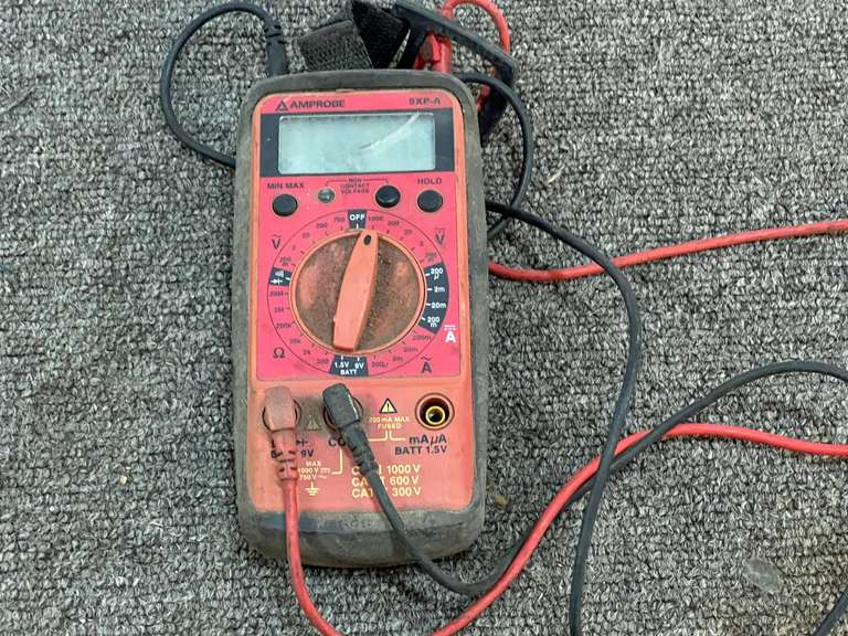 Amprobe multimeter, working condition unknown, see pictures for details.