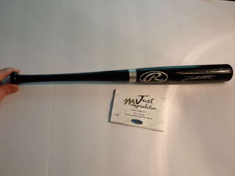 AUTHENTICATED JOSE TABATA AUTOGRAPHED MINI BAT