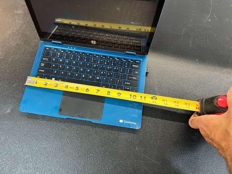 Gateway GWTC 116–2 BL laptop, working condition unknown, no cord, see pictures for details.