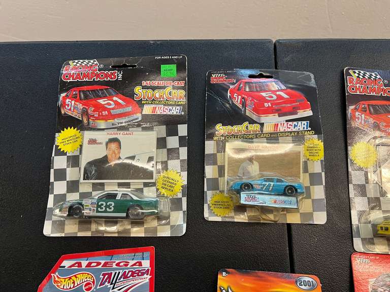 Large assortment of diecast cars, all pieces are unopened, ￼ includes Hot Wheels and Racing Champions, tub is NOT included, see pictures for details.