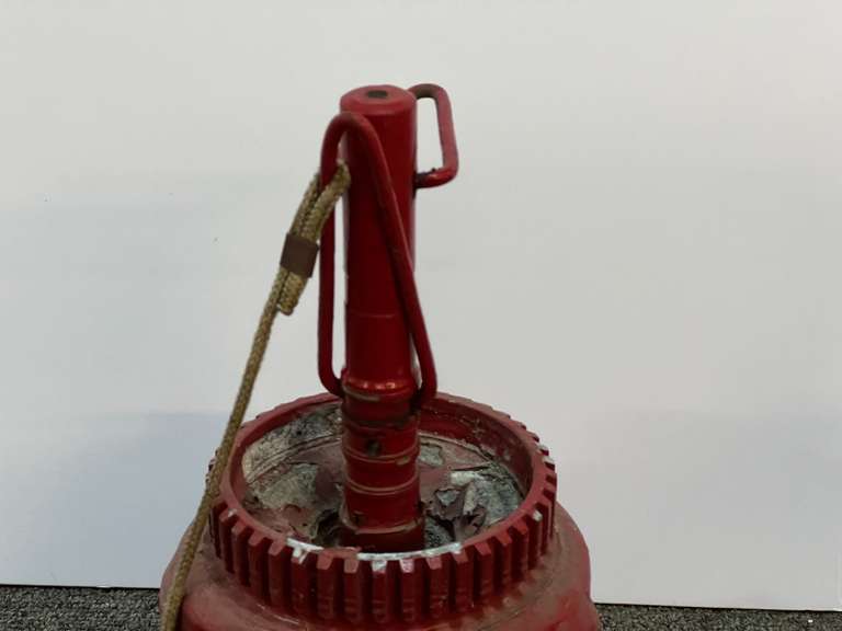 Primitive dinner bell, this piece was fashioned from an old transmission part, see pictures for details.