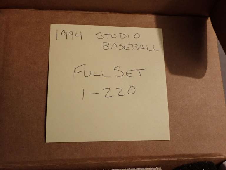 (2) 1994 DONRUSS STUDIO BASEBALL CARD SETS