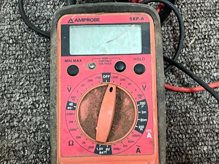 Amprobe multimeter, working condition unknown, see pictures for details.