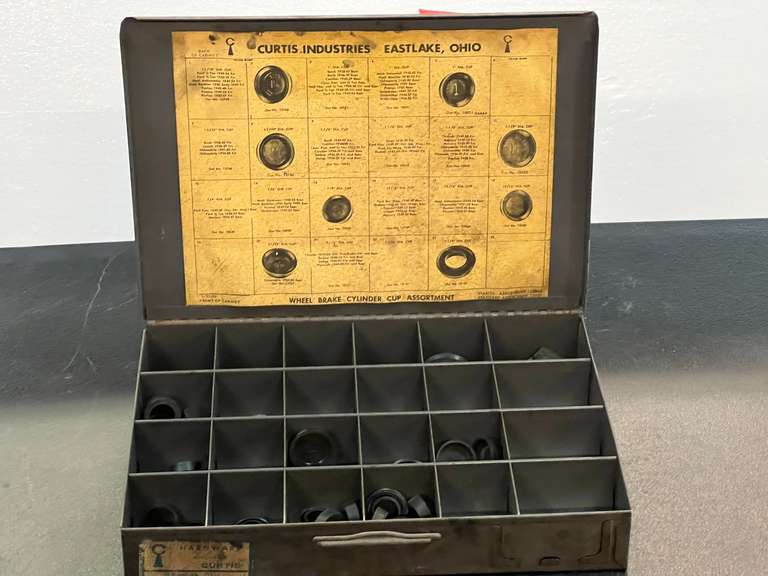 Curtis wheel brake cylinder cup assortment, see pictures for details.