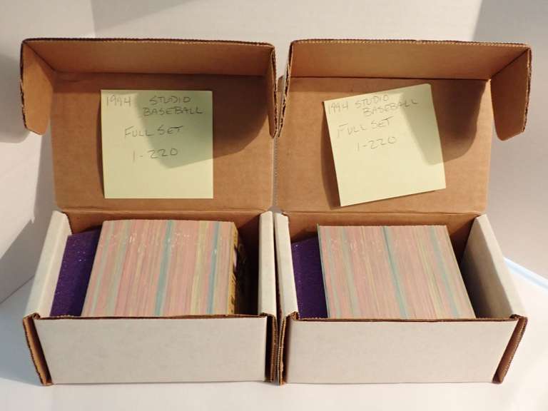 (2) 1994 DONRUSS STUDIO BASEBALL CARD SETS