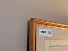FRAMED CROSS-STITCH SAMPLER - LIVING