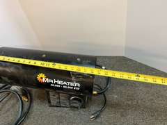 Mr. Heater forced air propane heater, working condition unknown, see pictures for details.