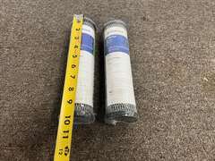 Pentair Pentek C1 carbon impregnated cellulose filter cartridge, set of two, see pictures for details.