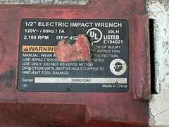 Chicago electric 1/2” electric impact wrench, powers up, see pictures for details.