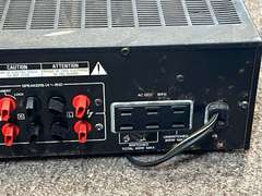 Kenwood stereo integrated amplifier KA – 95 powers up, front face is damaged, see pictures for details.