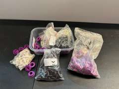 Assorted PEX plumbing fittings, tub is not included, see pictures for details.