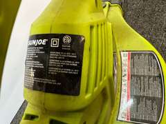 Sunjoe electric blower, powers up, see pictures for details.