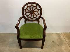 Vintage Georgian style spider back armchair, see pictures for details.