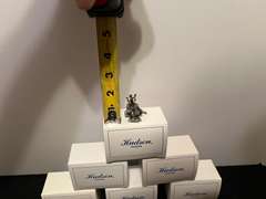 BR4… Hudson pewter figurines, six boxes, see pictures for details.