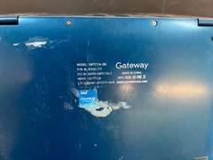 Gateway GWTC 116–2 BL laptop, working condition unknown, no cord, see pictures for details.