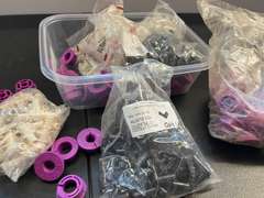 Assorted PEX plumbing fittings, tub is not included, see pictures for details.
