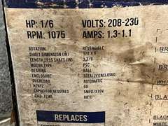 Packard-43727B condenser fan motor, appears to still be new in the box, see pictures for details.