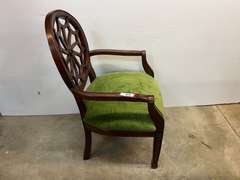 Vintage Georgian style spider back armchair, see pictures for details.
