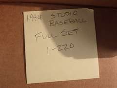 (2) 1994 DONRUSS STUDIO BASEBALL CARD SETS
