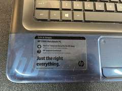 HP 2000 notebook PC, working condition unknown, no cord, see pictures or detail details.