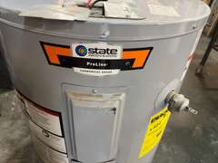 State pro line commercial grade 38 gal water heater, see pictures for details.