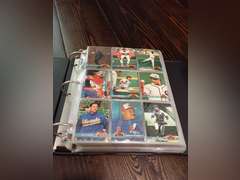 LARGE BINDER OF LATE 80s-EARLY 90s TOPPS STADIUM CLUB BASEBALL CARDS