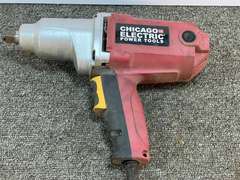Chicago Electric 1/2” electric impact wrench, powers up, see pictures for details. See pictures for details.