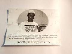 AUTHENTICATED JOSE TABATA AUTOGRAPHED MINI BAT