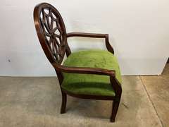 Vintage Georgian style spider back armchair, see pictures for details.