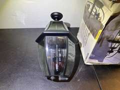 Portfolio lighting wall lantern, still new in the box, see pictures for details.