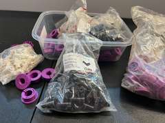 Assorted PEX plumbing fittings, tub is not included, see pictures for details.