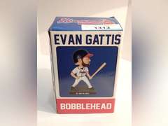 ATLANTA BRAVES, EVAN GATTIS BOBBLEHEAD IN ORIGINAL PACKAGING