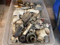 Assorted plumbing parts/fittings, fasteners, and more. See pictures for details.