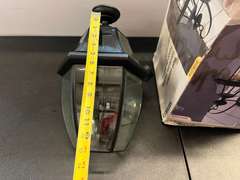 Portfolio lighting wall lantern, still new in the box, see pictures for details.