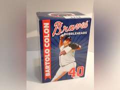 ATLANTA BRAVES, BARTOLO COLON BOBBLEHEAD IN ORIGINAL PACKAGING