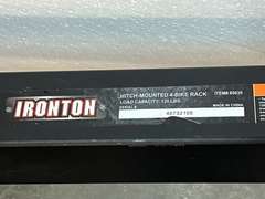 Ironton hitch mount 4-bike rack, see pictures for details.