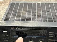Kenwood stereo integrated amplifier KA – 95 powers up, front face is damaged, see pictures for details.