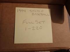 (2) 1994 DONRUSS STUDIO BASEBALL CARD SETS